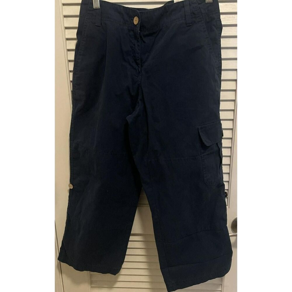 Liz-claiborne Women's Blue and Navy Trousers